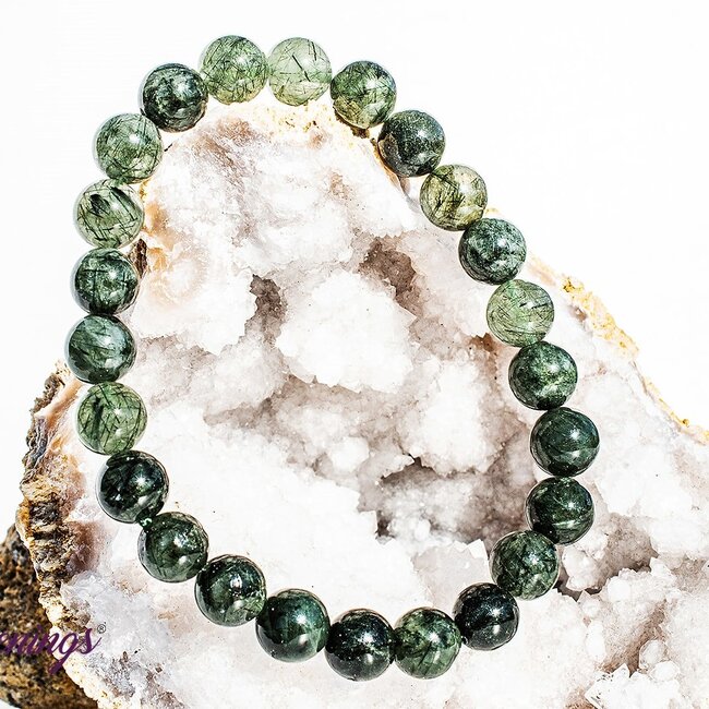 綠髮晶手鍊白水晶