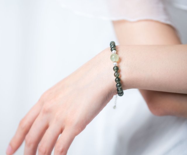 綠髮晶手鍊配搭