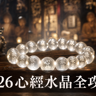 【2026心經水晶全攻略】淨化心靈的智慧寶石：心經水晶功效、左右手戴法、等級與禁忌