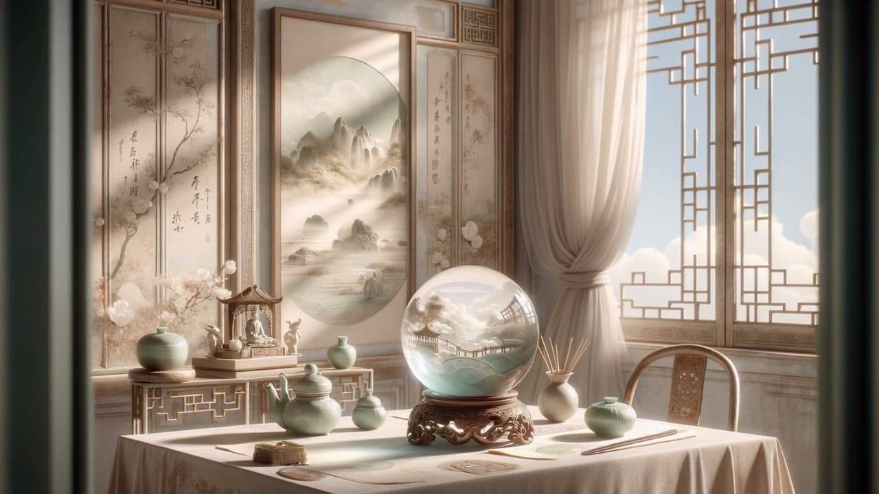 水晶球風水擺設