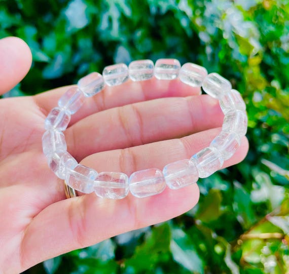 白水晶圓珠手鍊