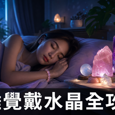 【2026睡覺戴水晶全攻略】安眠水晶推薦：睡覺戴水晶功效、左右手戴法、等級與禁忌