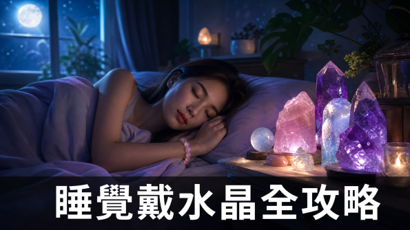 睡覺戴水晶 - 助眠水晶推薦與佩戴指南