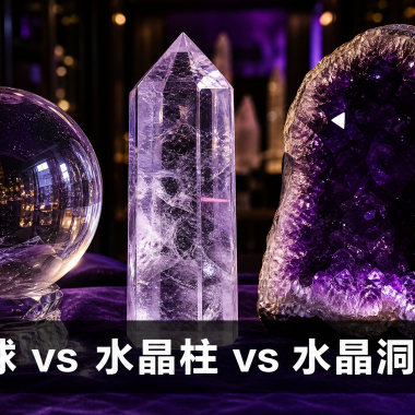 【2026水晶球水晶柱水晶洞比較全攻略】三大水晶擺件功效、風水擺放位置與選購指南