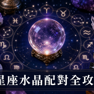 【2026星座水晶配對全攻略】尋找你的命定寶石：星座水晶配對功效、左右手戴法、等級與禁忌