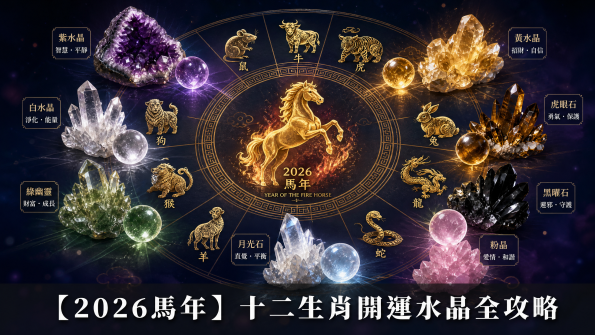 2026馬年十二生肖開運水晶全攻略封面