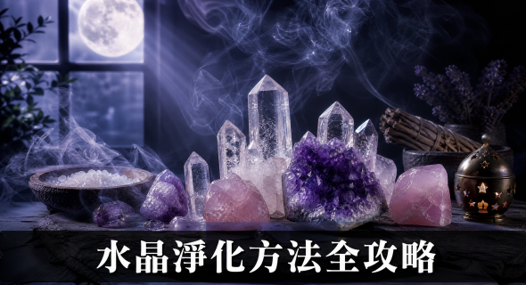 【2026水晶淨化方法全攻略】8大消磁秘訣：水晶淨化方法功效、注意事項與禁忌