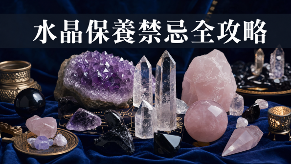 水晶保養禁忌全攻略封面圖