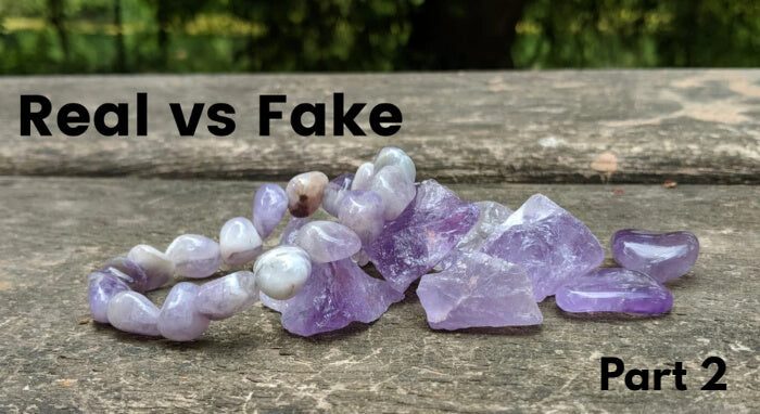 真假水晶手鍊對比