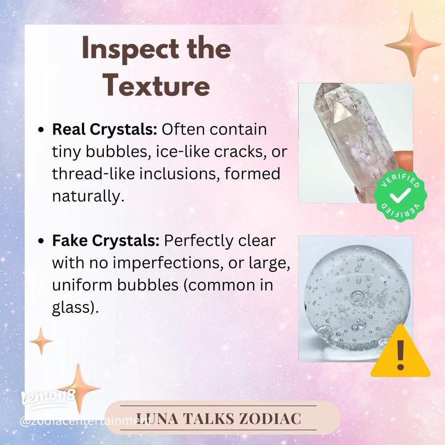水晶紋理辨別指南