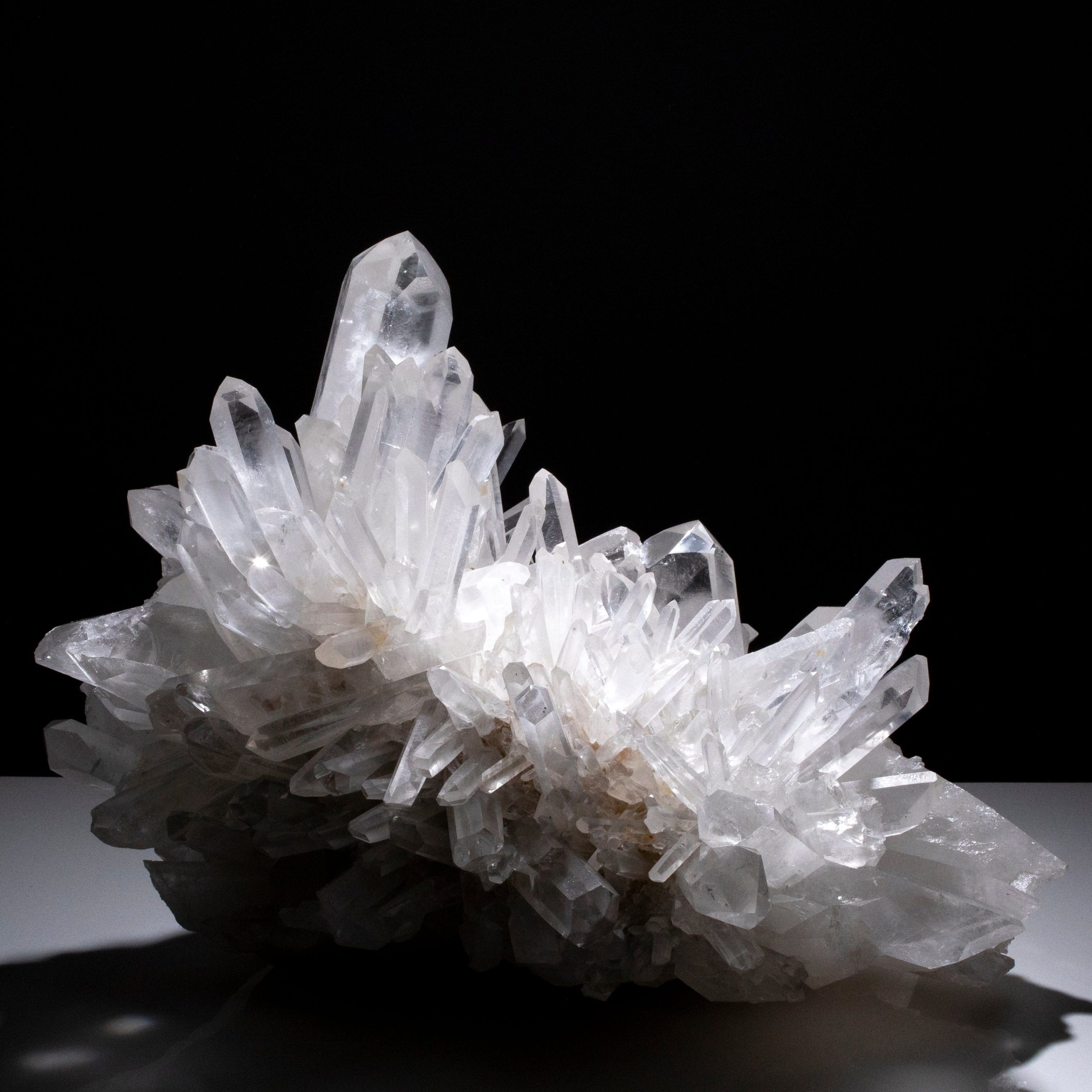 白水晶大型晶簇