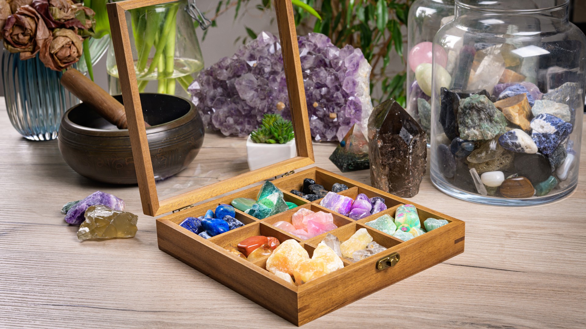 水晶收藏展示