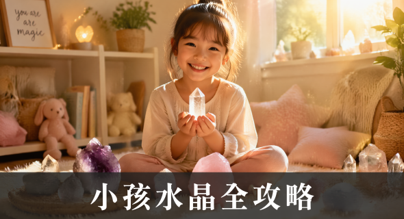 【小孩水晶全攻略】小朋友嘅能量守護石：小孩水晶功效、佩戴方法、等級與禁忌