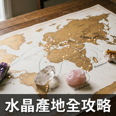 【水晶產地全攻略】全球寶石礦區分佈地圖：水晶產地分佈、品質比較與選購指南