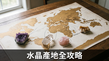 【水晶產地全攻略】全球寶石礦區分佈地圖：水晶產地分佈、品質比較與選購指南