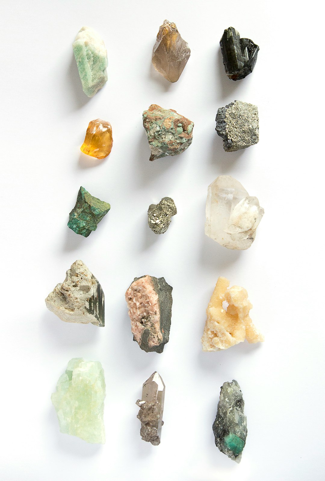 不同晶石對比