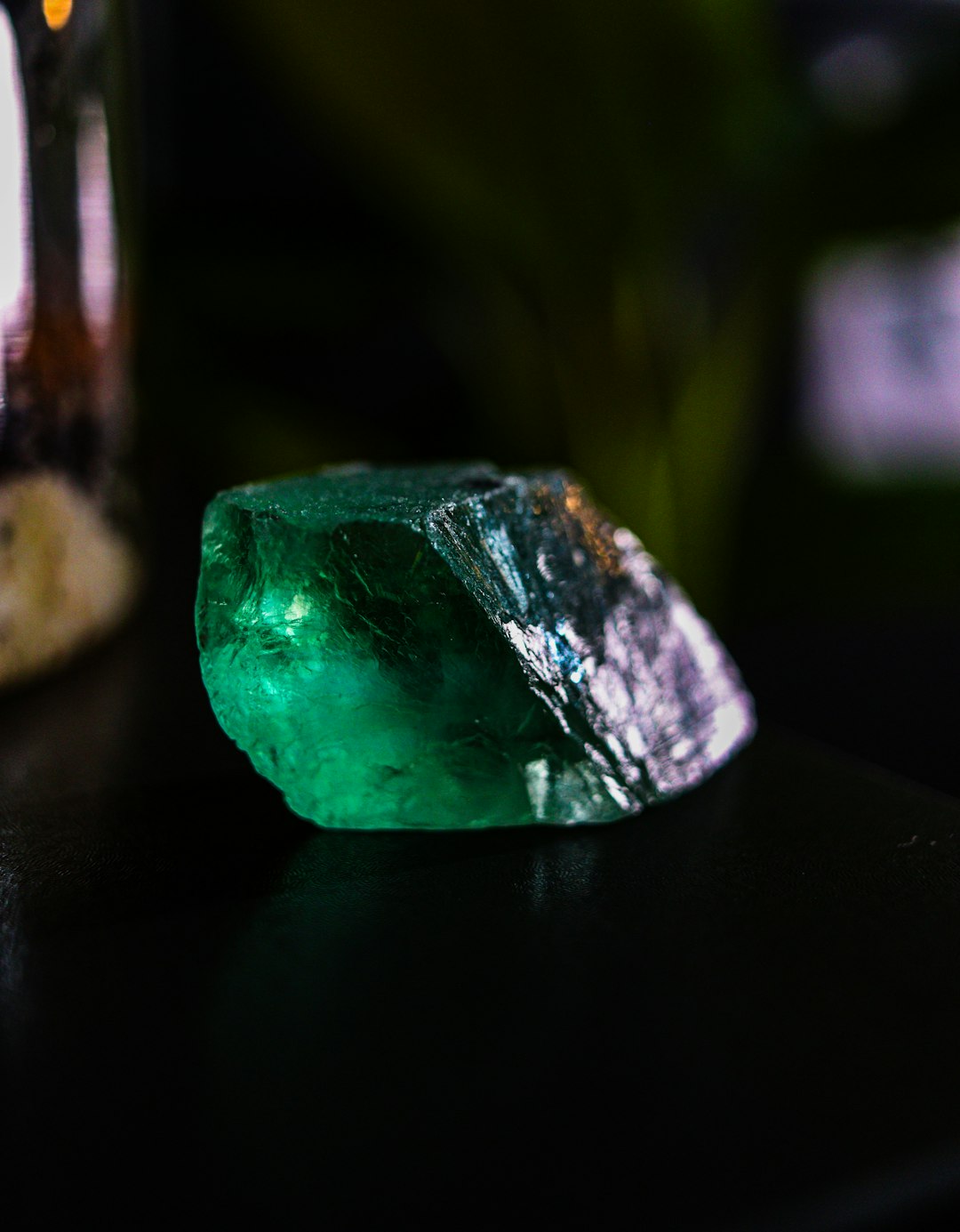 雙尖水晶原石標本
