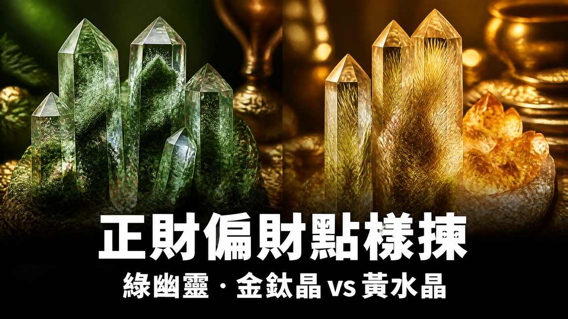 正財偏財水晶封面
