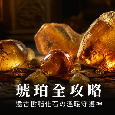 【琥珀全攻略】遠古樹脂化石嘅溫暖守護神——琥珀功效、左右手戴法、等級與禁忌
