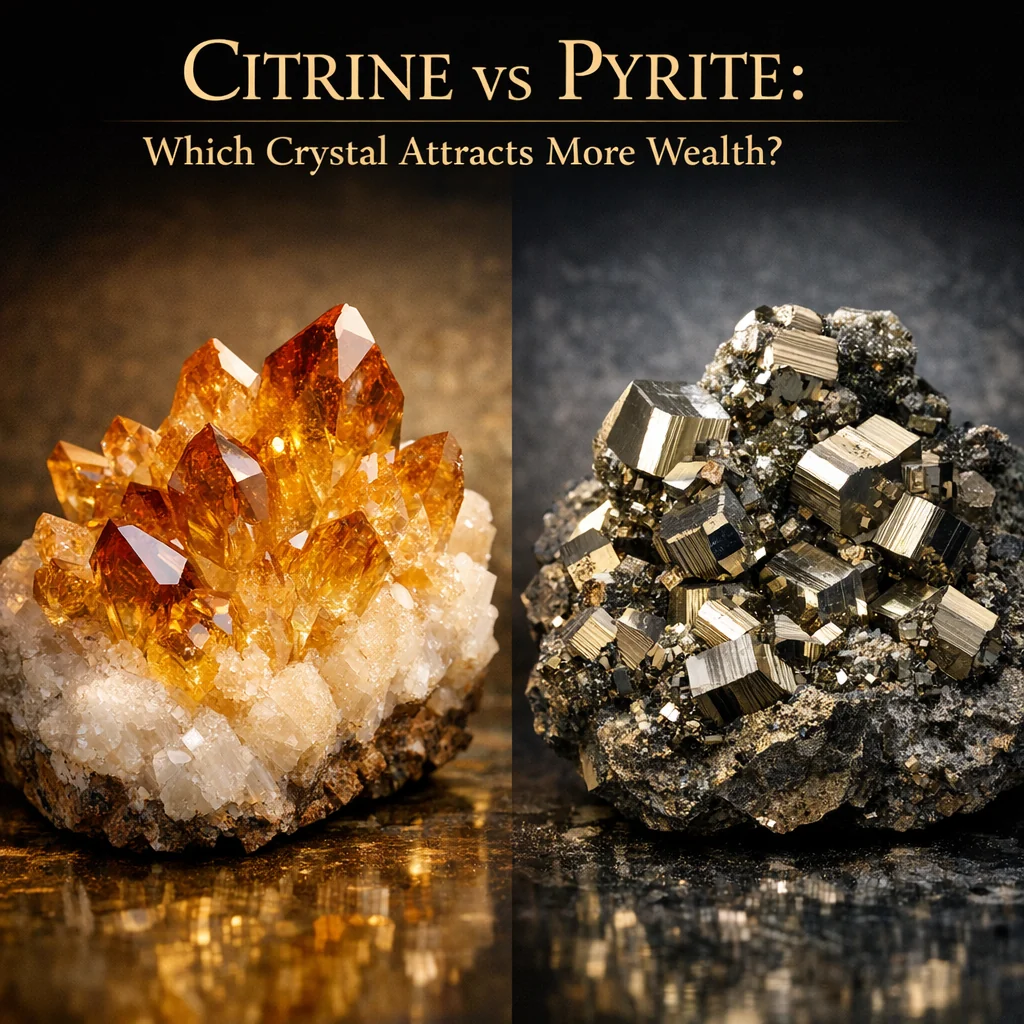轉運水晶品種比較 - 黃水晶、綠幽靈、金髮晶、紫龍晶