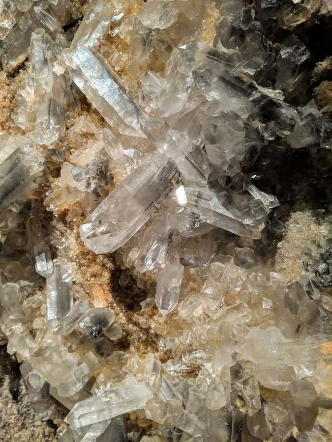 水晶原石擺放