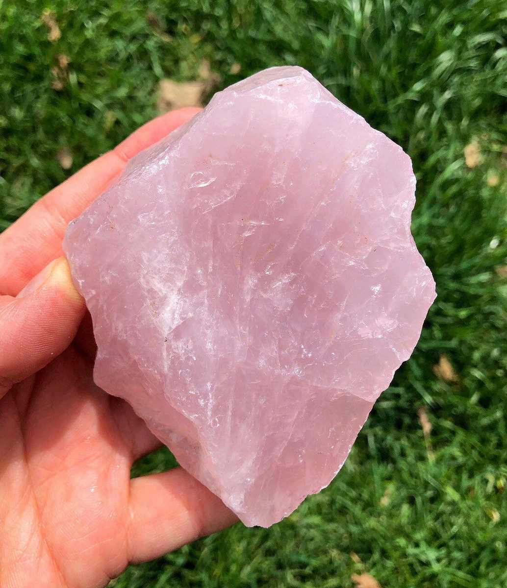 粉晶原石 天然水晶